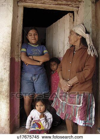 Stock Photography - grandchildren, people, old, honduras, person, woman. Fotosearch