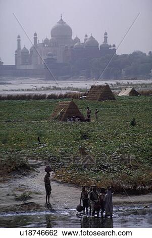 Stock Image - great, mahal, monument, asia, india, taj. Fotosearch