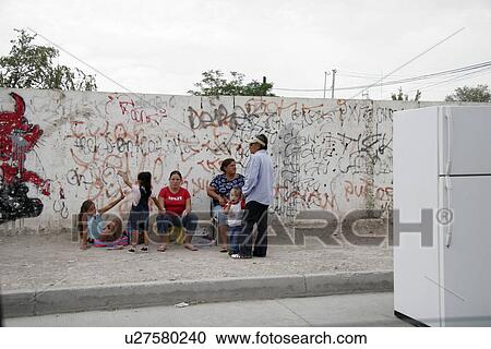 Stock Image - group, people, hispanic, mexico, person, family. Fotosearch