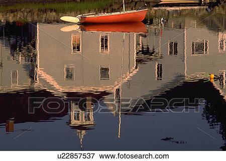 homes, water, front, reflections, nature, beach View Large Photo Image Stock Photo - homes, water, front, reflections, nature, beach. Fotosearch