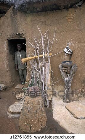 house, traditional, benin, person, people View Large Photo Image Stock Photography - house, traditional, benin, person, people. Fotosearch
