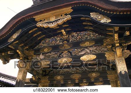 Stock Image - japan, architecture, kyoto, palace, imperial, temple. Fotosearch