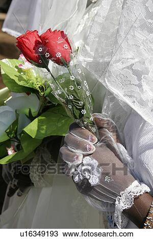 Stock Image - kenya, party, person, people, flowers, wedding. Fotosearch