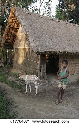 Stock Image - kid, house, children, person, child, people. Fotosearch