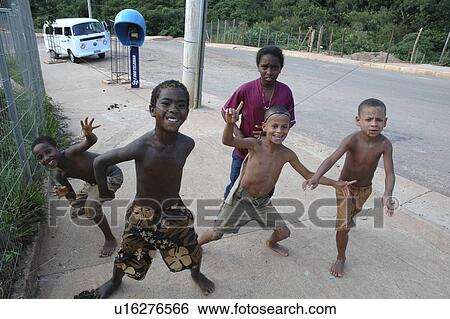 Stock Photograph - kids, sport, brazil, children, person, people. Fotosearch