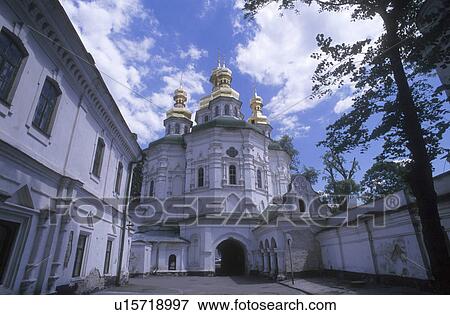 Stock Photo - kiev, person, monastery, pechersk, 4076, people. Fotosearch