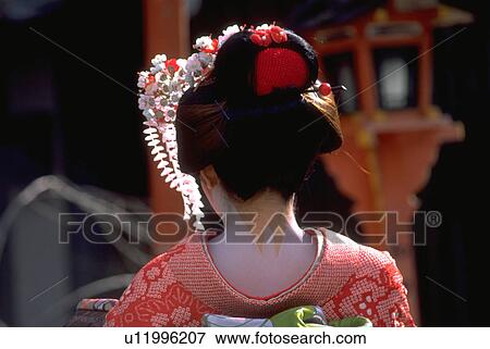 kimono, japanese, traditional, wearing, geisha, woman View Large Photo Image Stock Photo - kimono, japanese, traditional, wearing, geisha, woman. Fotosearch
