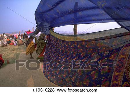 kumbhmela, fastened, 2001, wind, poles, saris View Large Photo Image Stock Photo - kumbhmela, fastened, 2001, wind, poles, saris. Fotosearch