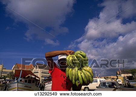 male, bananas, bushel, carrying, people View Large Photo Image Stock Photo - male, bananas, bushel, carrying, people. Fotosearch