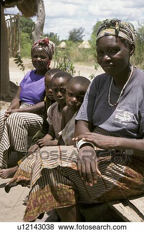 Stock Photo - mandia, person, grandchildren, faustina, zambia, people. Fotosearch