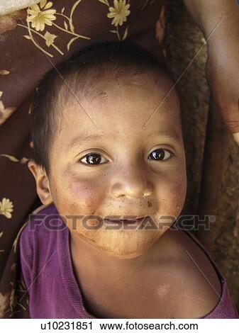 Stock Image - marcala, child, boy, honduras, person, people. Fotosearch