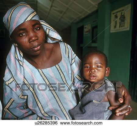 Stock Photograph - mother, child, nigeria, 3127, person, people. Fotosearch