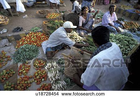 mulbaghal, person, market, village, india, people View Large Photo Image Picture - mulbaghal, person, market, village, india, people. Fotosearch