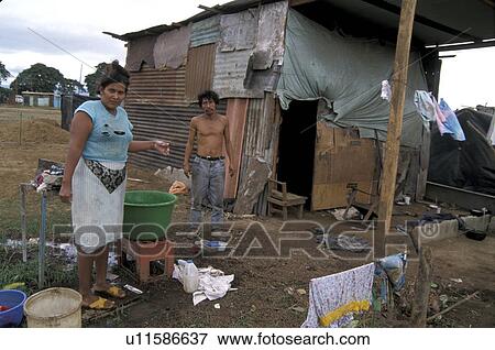 Stock Photo - nicaragua, house, 4081, home, person, people. Fotosearch