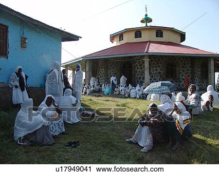 Stock Image - orthodox, person, zeyit, debre, ethiopia, people. Fotosearch