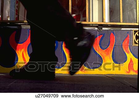 past, fire, walking, feet, pair, art View Large Photo Image Stock Photo - past, fire, walking, feet, pair, art. Fotosearch