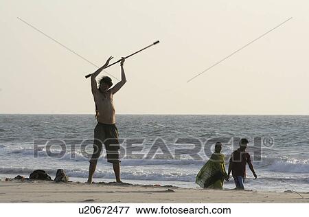 Stock Photo - people, india, person, couple, beach. Fotosearch