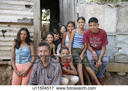 Stock Photo - people, person, child, house, family. Fotosearch