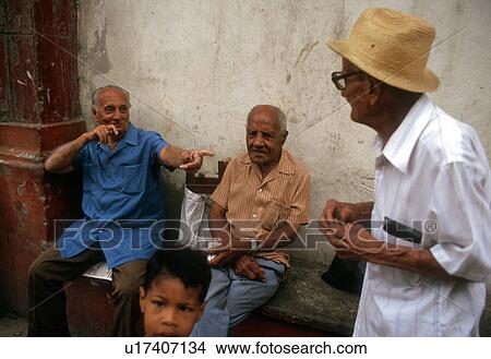 Picture - person, elderly, cuba, 4367, people. Fotosearch
