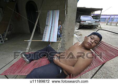 Stock Image - person, resting, male, venezuela, people. Fotosearch