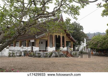 Stock Image - person, xieng, wat, laos, people. Fotosearch