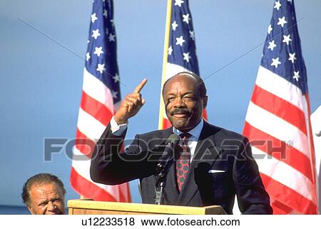 Stock Photo - point, francisco, brown, willie, mayor, san. Fotosearch