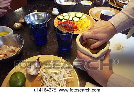 Stock Photography - prepare, food, chef, kitchen, learning, cooking. Fotosearch