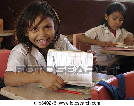 primary, girl, nicaragua, school, person, people View Large Photo Image Stock Photograph - primary, girl, nicaragua, school, person, people. Fotosearch