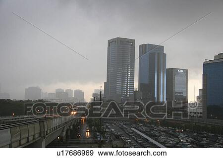 rainy, person, highways, skytarin, thailand, people View Large Photo Image Stock Photo - rainy, person, highways, skytarin, thailand, people. Fotosearch