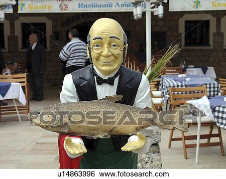 Stock Photograph - republic, person, yugoslav, macedonia, fish, people. Fotosearch