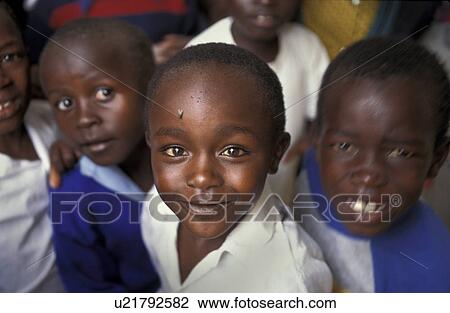 Stock Image - river, person, athi, boys, kenya, people. Fotosearch