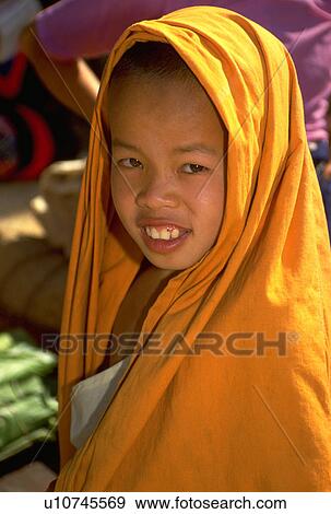 robes, boy, saffron, kid, child, young View Large Photo Image Stock Photo - robes, boy, saffron, kid, child, young. Fotosearch