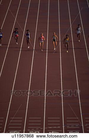 runners, fitness, track, female, olympic, people View Large Photo Image Stock Photo - runners, fitness, track, female, olympic, people. Fotosearch