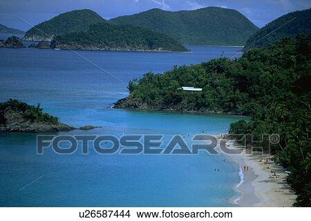 sand, view, white, water, blue, aerial View Large Photo Image Picture - sand, view, white, water, blue, aerial. Fotosearch