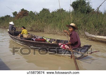 sap, person, tonle, boat, cambodia, people View Large Photo Image Picture - sap, person, tonle, boat, cambodia, people. Fotosearch