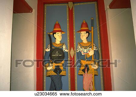 Stock Photography - sculpture, asia, cutting, wood, southeast, thailand. Fotosearch
