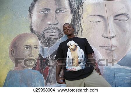 Picture - shirt, person, eminem, youth, namibia, people. Fotosearch