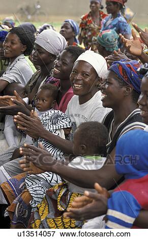 Stock Photo - singing, child, ghana, women, person, people. Fotosearch