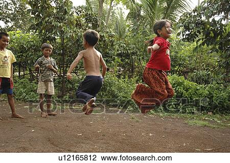 skipping, sport, cambodia, children, person, people View Large Photo Image Stock Image - skipping, sport, cambodia, children, person, people. Fotosearch