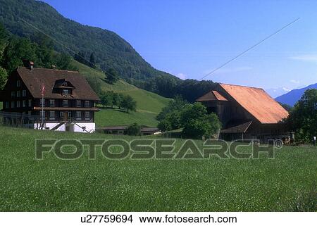 small, swiss, seen, architecture, wooden, typical View Large Photo Image Picture - small, swiss, seen, architecture, wooden, typical. Fotosearch