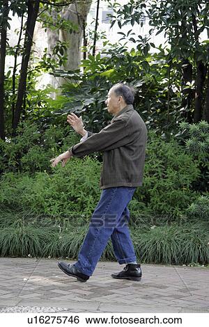 Stock Photograph - sport, elderly, china, person, people. Fotosearch