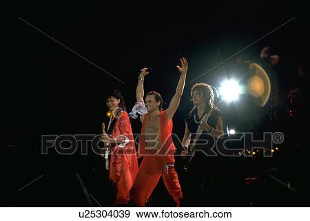 Stock Photo - stage, rock, stars, music, group, duran. Fotosearch