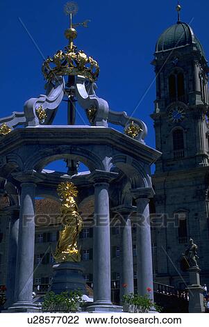 statue, swiss, cloisters, front, golden View Large Photo Image Stock Image - statue, swiss, cloisters, front, golden. Fotosearch