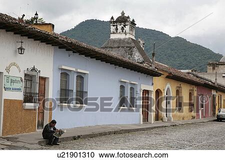 street, house, guatemala, home, person, people View Large Photo Image Stock Image - street, house, guatemala, home, person, people. Fotosearch