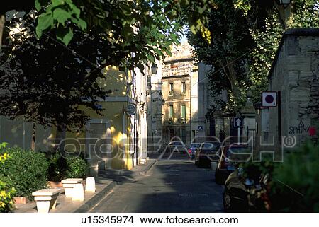 sunshine, arles, warm, france, provence, alley View Large Photo Image Picture - sunshine, arles, warm, france, provence, alley. Fotosearch