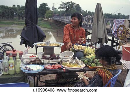 svey, people, stall, cambodia, person, food View Large Photo Image Stock Photo - svey, people, stall, cambodia, person, food. Fotosearch