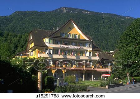 swiss, guest, base, hotel, house, schweizerhof View Large Photo Image Stock Photo - swiss, guest, base, hotel, house, schweizerhof. Fotosearch