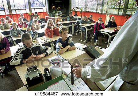 teaching, teacher, kids, children, classroom, school View Large Photo Image Stock Photo - teaching, teacher, kids, children, classroom, school. Fotosearch