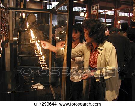 temple, people, buddhist, japan, person, love View Large Photo Image Picture - temple, people, buddhist, japan, person, love. Fotosearch
