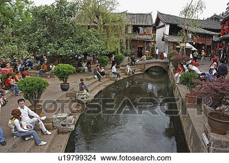 tourists, people, chinese, china, person, water View Large Photo Image Picture - tourists, people, chinese, china, person, water. Fotosearch